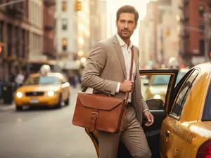 Mr. Keith Full-Grain Leather Laptop Messenger Bag | Work & Travel