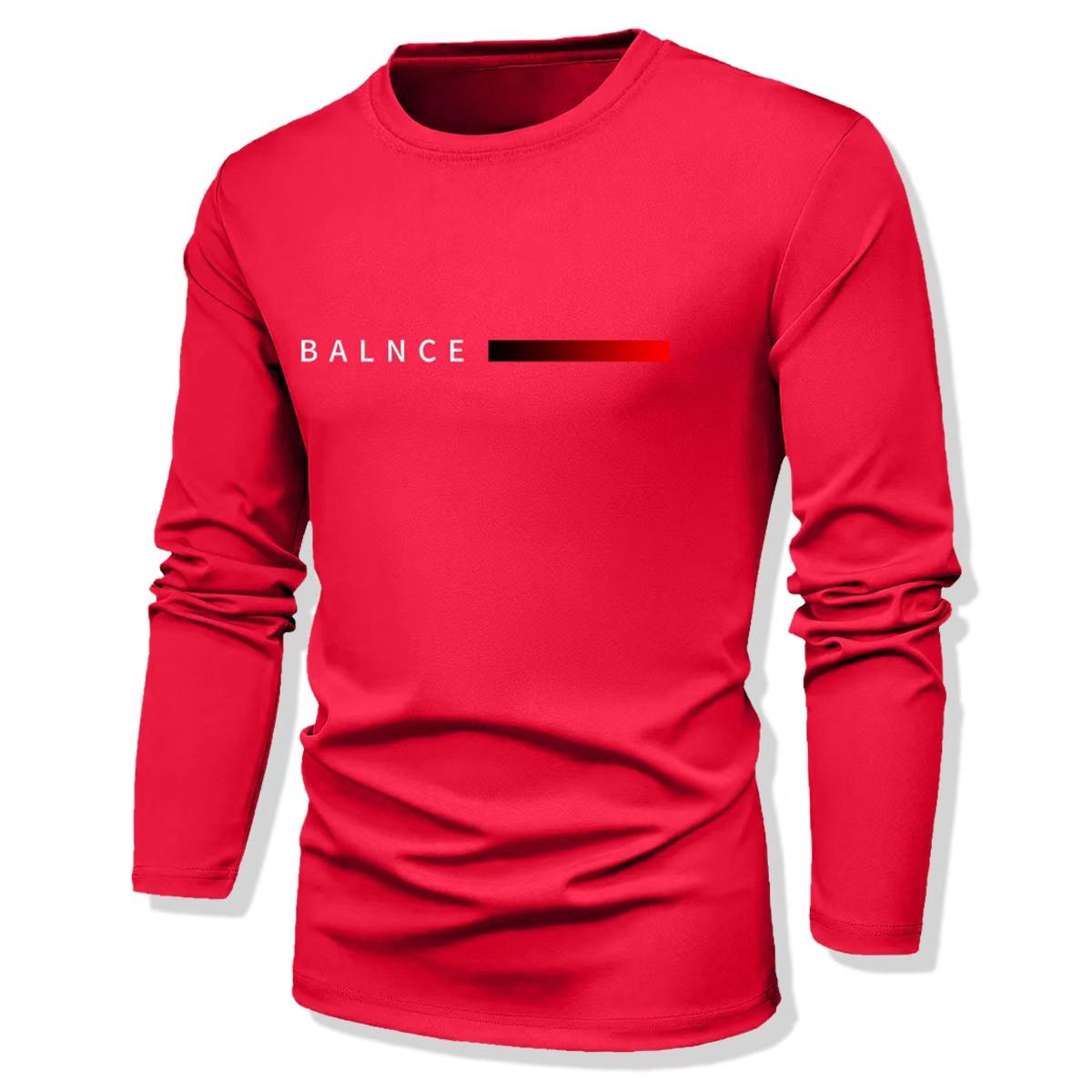 Men's Long Sleeve T-Shirt Quick Dry Fitness Moisture Wicking Fabric Multiple Colors Training Running Casual Breathable Sports Top Crew Neck Stretch