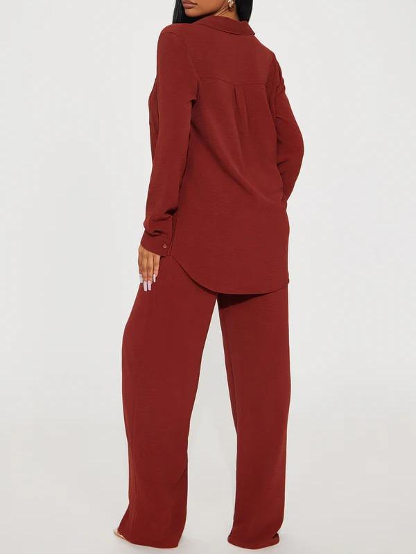 Makenzie Pant Set - Rust