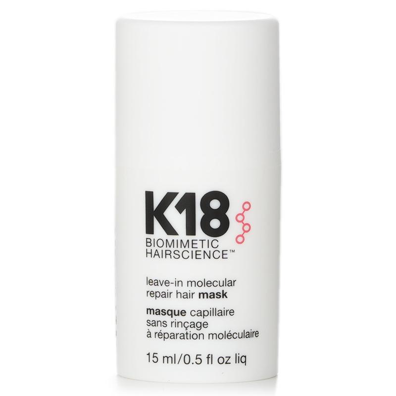 K18 Leave-In Molecular Hair Mask, Repairs Dry or Damaged Hair, Reverse Hair Damage from Bleach, Color, Chemical Services & Heat K18 Leave-In Molecular Hair Mask, Repairs Dry or Damaged Hair, Reverse Hair Damage from Bleach, Color, Chemical Services & Heat