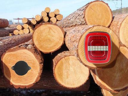 AgriEyes T325/T42/T28 Wireless Magnetic Trailer Light with Emergency Warning Lights – Heavy-Duty LED, USB-C Rechargeable, IP67 Waterproof, 22 LEDs, 5 Modes, 1-Year Warranty