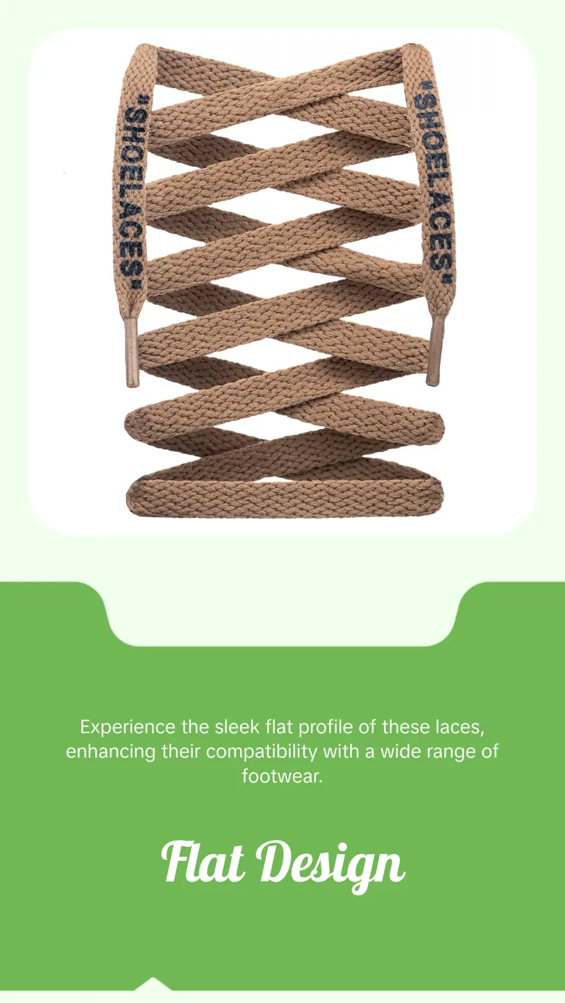 Flat Printed "SHOELACES"