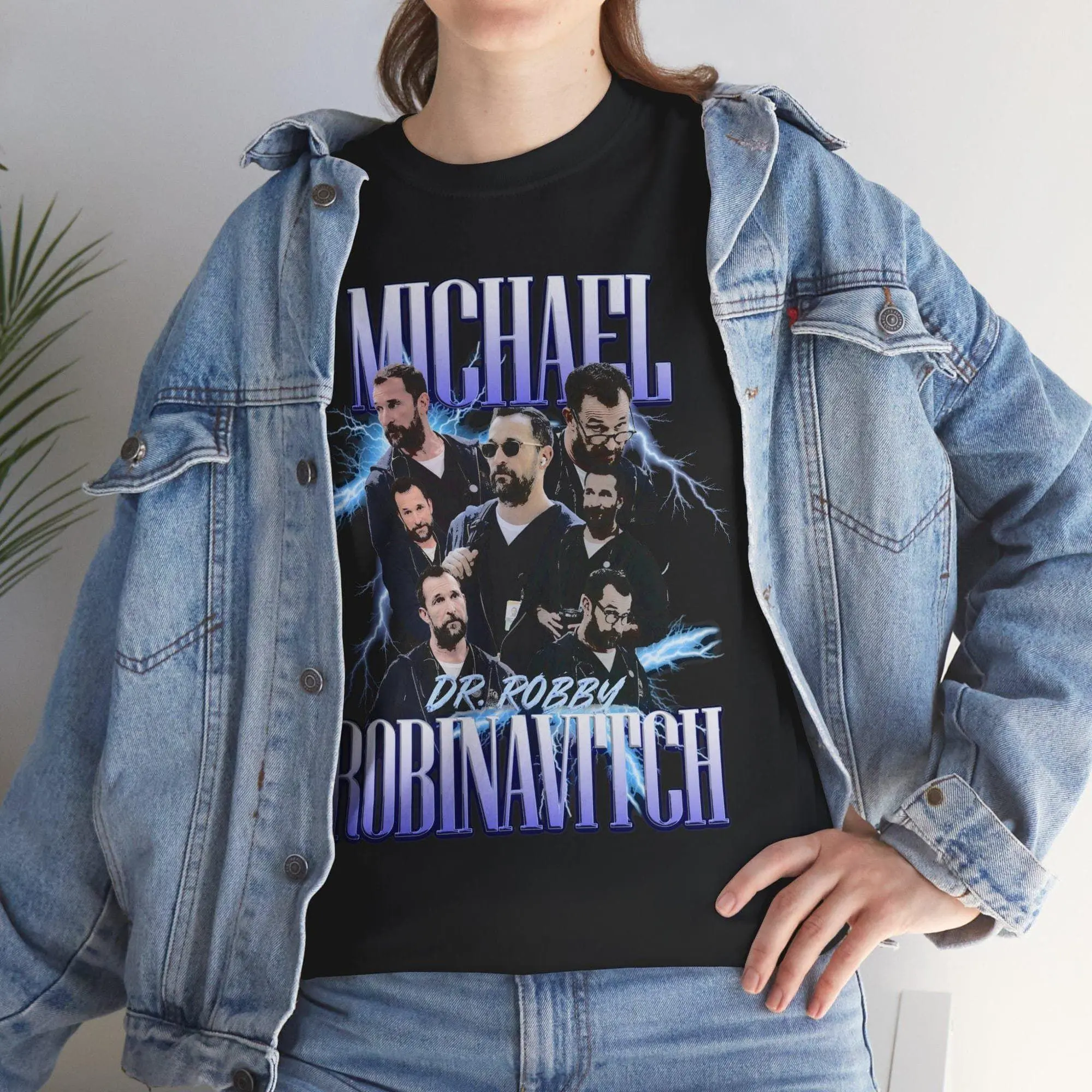 Pitt TV Show Unisex TShirt ER Doctor Robby, Medical Drama Fan