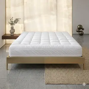 Luxury 4 Inch Extra Thick Queen Mattress Topper, Ultra Soft Pillow Top Mattress Pad for Back Pain Relief, Fluffy Down Alternative Fill, Breathable Air Mesh Sides, Deep Pocket Fit 6-21 Inch Mattress