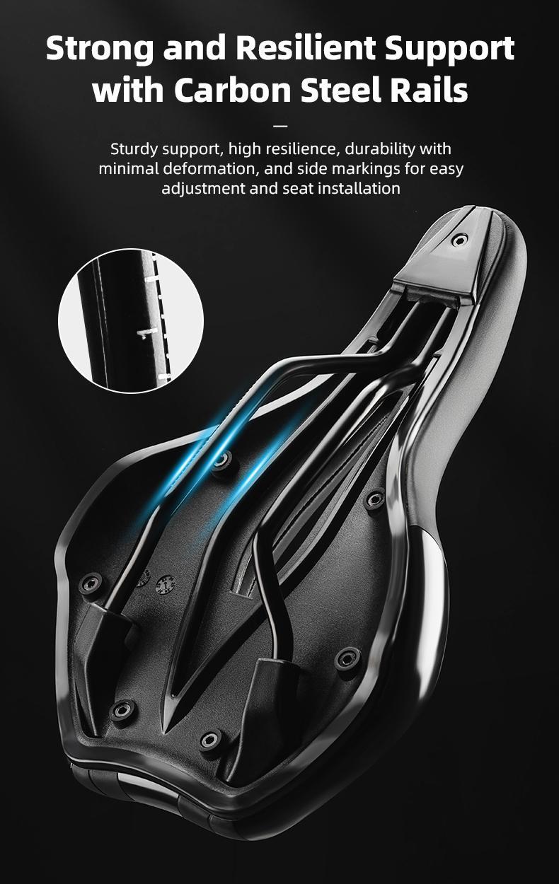 ROCKBROS Bike Saddle MTB Road Bike Seat Cushion Comfortable Hollow Riding Bicycle Accessories