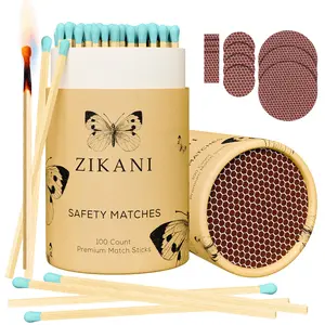 ZIKANI 4" Blue Tip Matches
