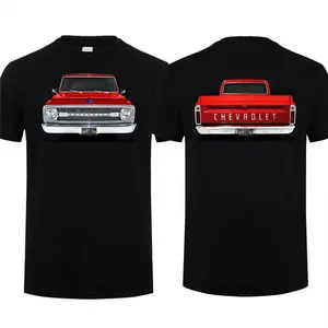 Chevy C10 Front End Vintage T-Shirt Classic Car Short Sleeve Cotton Tee for Chevy Fans All Car Enthusiast Made in USA