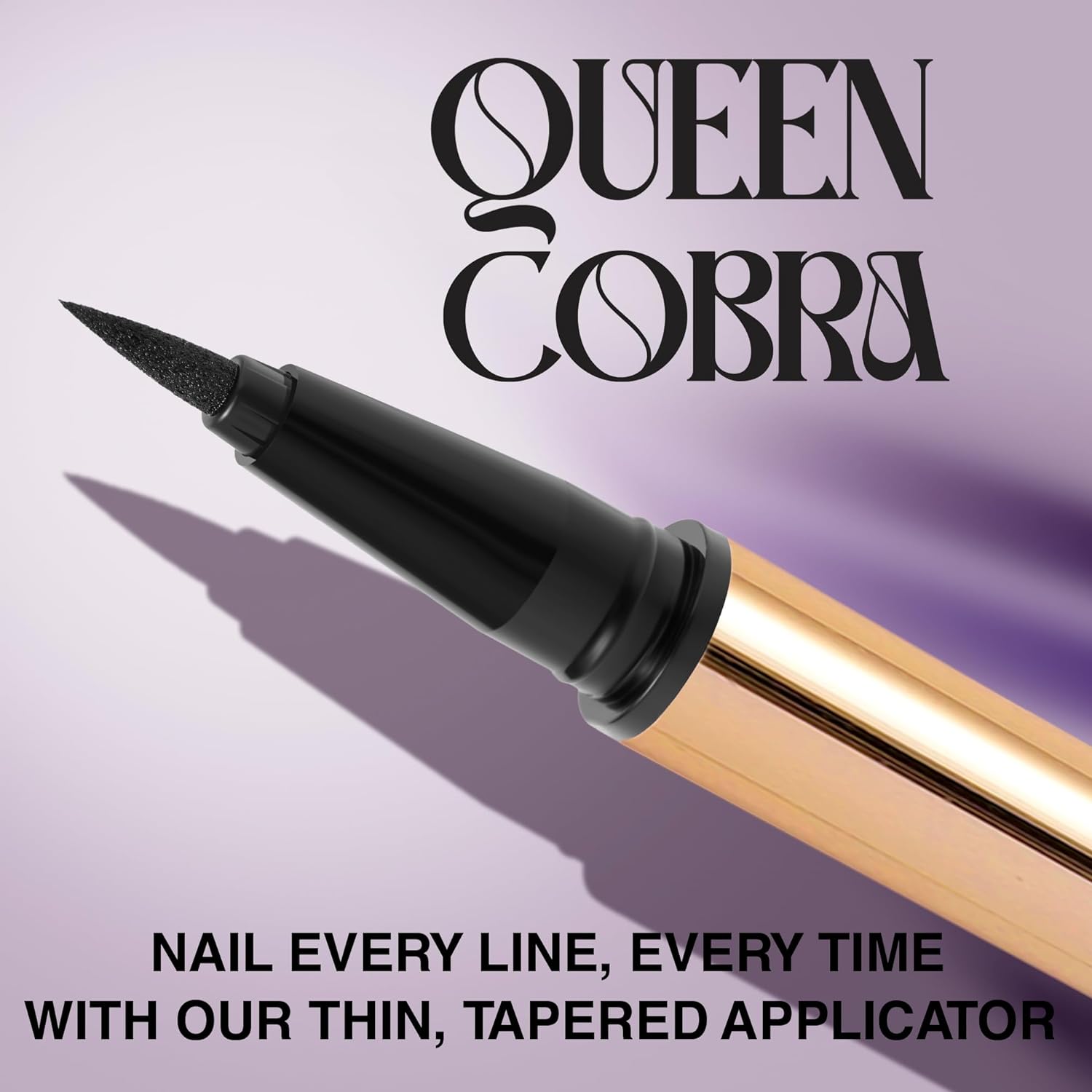 Queen Cobra Liquid Eyeliner Pen – Waterproof, Long-Lasting Black Eyeliner for All Day Wear – 0.016 Fl Oz Makeup Gift Queen Cobra Liquid Eyeliner Pen – Waterproof, Long-Lasting Black Eyeliner for All Day Wear – 0.016 Fl Oz Makeup Gift