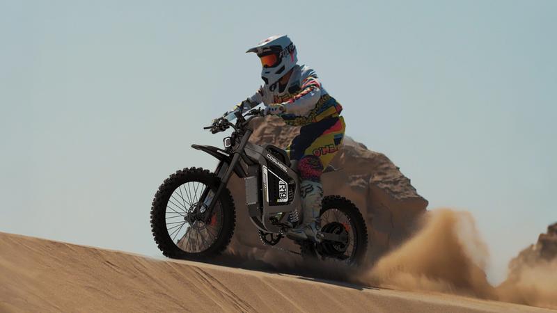 COSWHEEL R19 Adult Electric Bike 6000W 72V 40AH 19 Inch Tires 50MPH 125 Miles Range, frenos de disco hidráulicos duales, suspensión completa,Off-Road Electric Bike for Teenagers Snow Mountain.