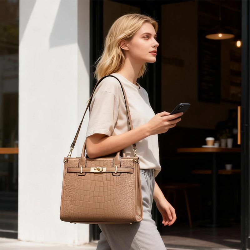 Women's Fashionable Handbag & Crossbody Bag & Wallet, Casual Versatile Large Capacity Shoulder Bag Set, Trendy All-match Bag Set for Daily Use Women's Fashionable Handbag & Crossbody Bag & Wallet, Casual Versatile Large Capacity Shoulder Bag Set, Trendy All-match Bag Set for Daily Use