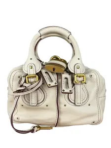 Pre-owned leather Mini Bags Chloé Vintage Ivory Mini Paddington