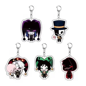Keychain from The Freak Circus Game – Pierrot & Chibi Characters, circus scene, backpack charm
