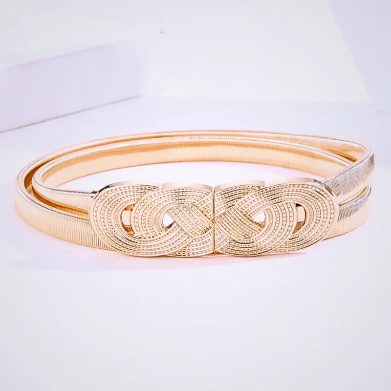 gold beaded belt for dress Beaded Belt, handwoven Beaded Belt, dress accessory S / Gunmetal main image 0