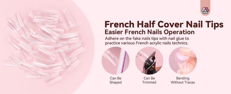 Practice Hand for Acrylic Nails, Flexible Moveable Fake Hands, Manicure Trainng Hand Nail Kit for Beginners, Movable Nail Maniquin Hand with 200PCS Nail Tips, Nail Glues, Brush and Clipper