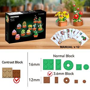 12 Pack Succulent Flowers Mini Building Set – 1403PCS Botanical Model Kit, Magnetic Blocks Plant Collection for Home Décor, Easter, Mother’s Day & Birthday Gifts (Ages 10+) 12 Pack Succulent Flowers Mini Building Set – 1403PCS Botanical Model Kit, Magnetic Blocks Plant Collection for Home Décor, Easter, Mother’s Day & Birthday Gifts (Ages 10+)