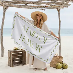 Maid of Honor Boho Beach Cloth | Bachelorette & Bridal Party Favor