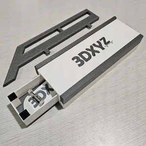 Grind Box 'Pro' -Fingerboard Obstacle with Built-in Storage that doubles as 2nd low profile ledge - includes textured coping and Pole Jam rail