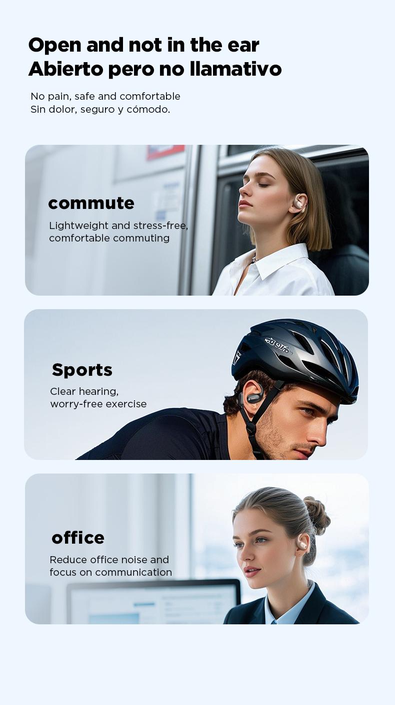 MINISO MS190 Wireless Headphones Bluetooth 6.0 Sport Earphone Built-in Microphone HIFI Sound Quality Earbuds