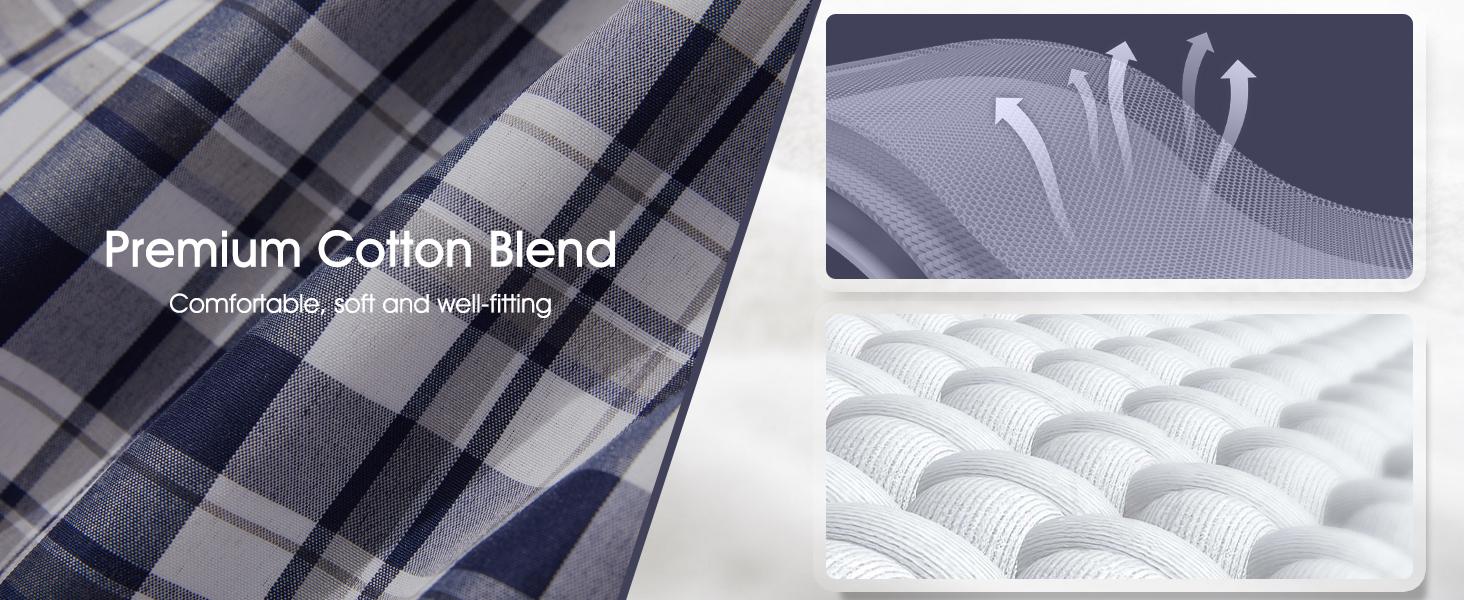 【JupiterSecret】6/10pcs Men's Comfortable Woven Boxer Shorts - Elastic Waistband, Breathable Fabric, Soft Touch, Random Color, Everyday Wear, Comfortable Fit