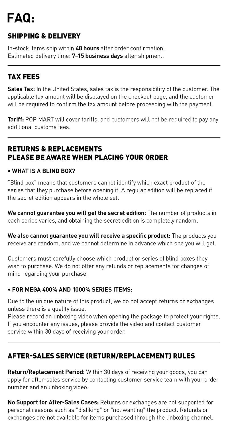 POP MART MEGA LABUBU 400% Tenth Anniversary