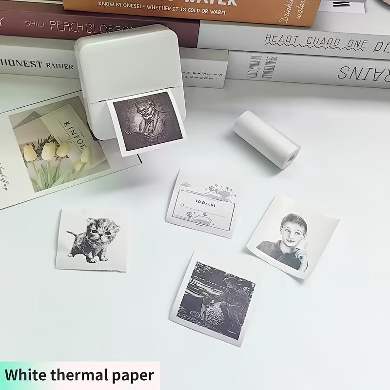 1 Count Portable Mini Printer,USB Rechargeable Bluetooth-compatible Thermal Printer with 5 Rolls Paper, Compatible with IOS & Android, Office Supplies,Pocket Printpod for Phone,Back-to-school gift, New Year gift, Children's Day gift,Party gift 1 Count Portable Mini Printer,USB Rechargeable Bluetooth-compatible Thermal Printer with 5 Rolls Paper, Compatible with IOS & Android, Office Supplies,Pocket Printpod for Phone,Back-to-school gift, New Year gift, Children's Day gift,Party gift