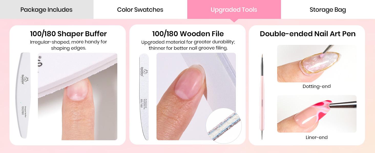 Beetles 100Colors Gel Nail Polish Set, DIY Nails at home Gift for girl Gift for woman gel x nails Nailcare Glitter Glue Cosmetic Cutics  Fall Nail Halloween Nail Black Friday Winter Nail Christmas Gift