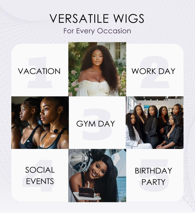 [250% Density ] Wavymy Styled-to-Go Casual Blonde Highlights Afro Kinky Curly 7x5 Lace Wear Go Glueless Wigs Pre-Cut & Pre-Plucked 100% Human Hair Wig 250% Density Outdoorfun