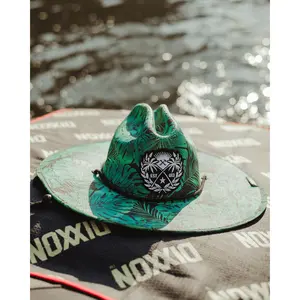 Monstera Mash Straw Sun Hat