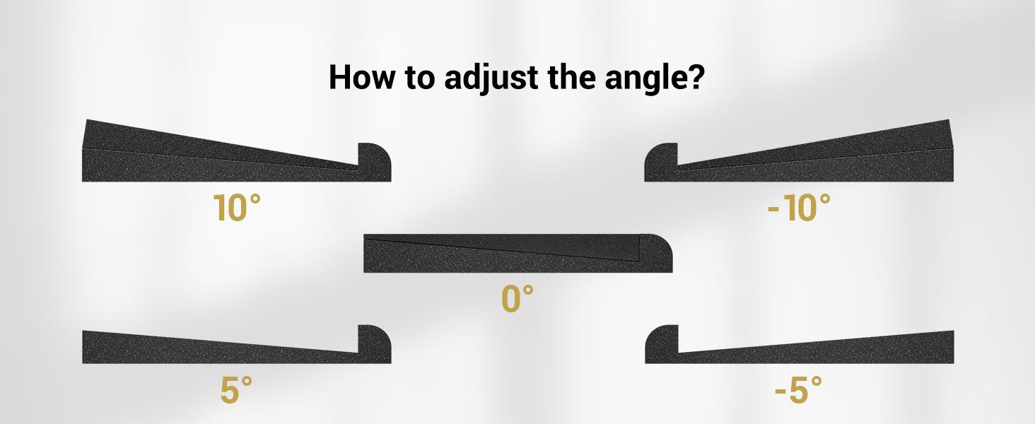 TONOR Isolation Pads for Speakers, Studio Monitor Acoustics Foam, High-Density Soundproofing Panels, Adjustable Angle, Prevents Vibrations, Pack of 2