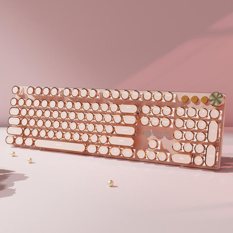 EWEADN V20 Wireless Keyboard, USB Rechargeable Keyboard, Rechargeable ...