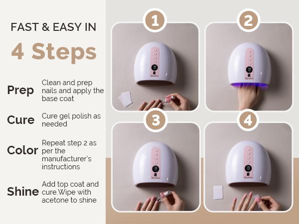 MelodySusie UV LED Curing Nail Lamp, P-PLUS30G Rechargeable Cordless Nail Light for Gel Polish  for Salon & Home Use Nail Art, TikTokShopBlackFriday