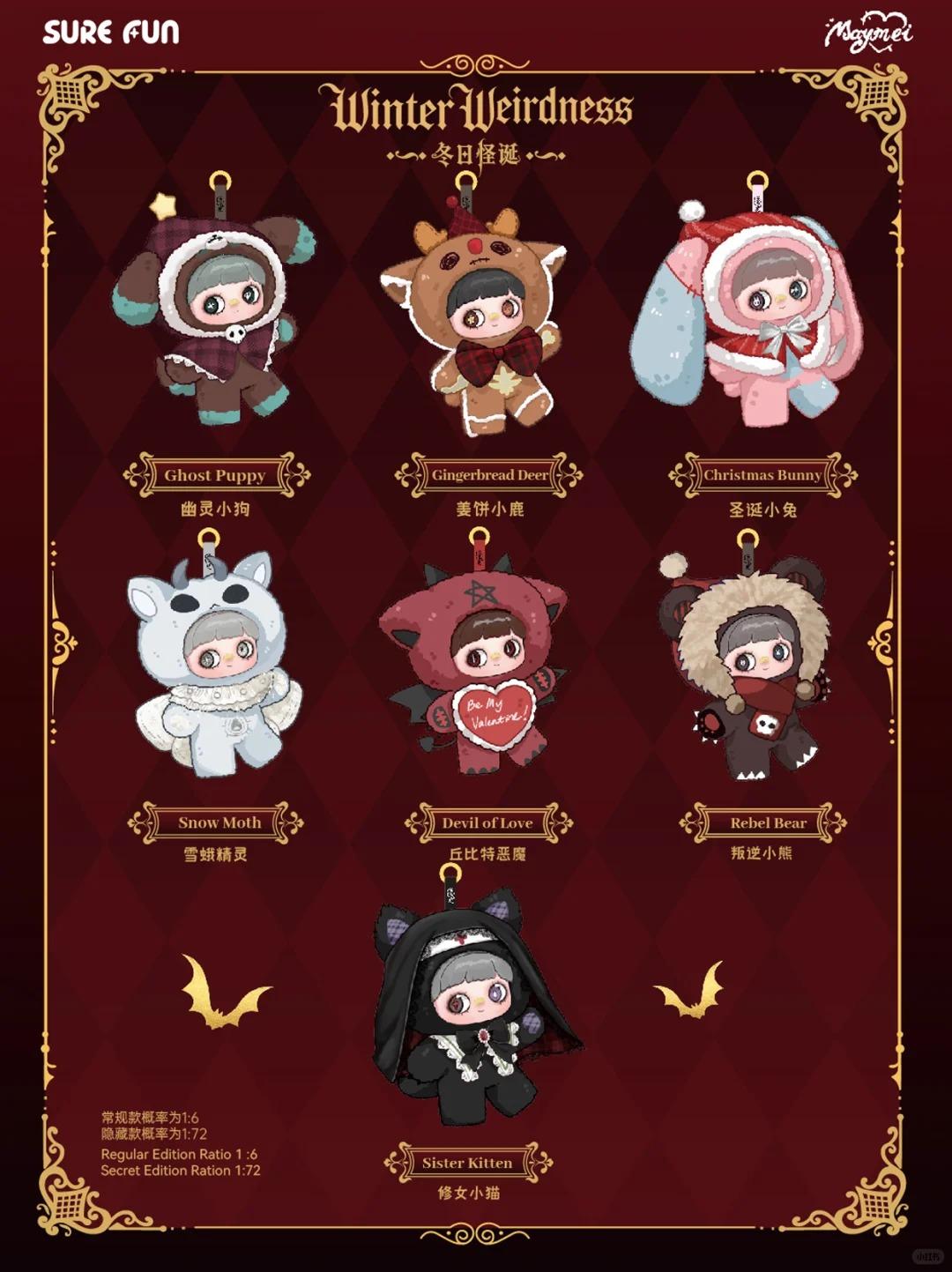 Maymei Winter Weirdness Series Plush Blind Box