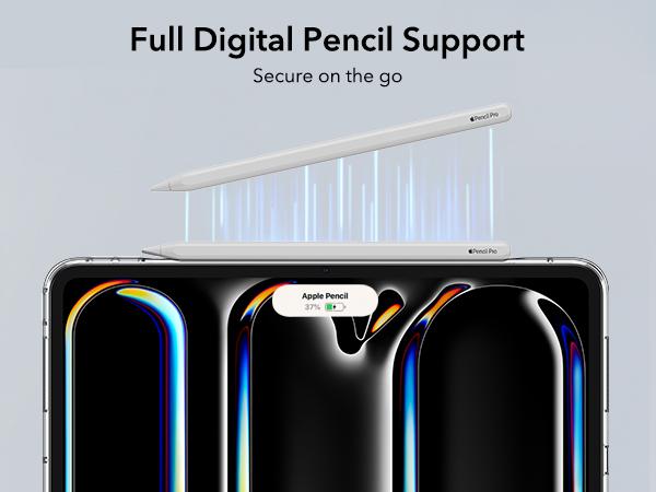 ESR Classic Series Case for iPad mini 6/7, Yellowing Resistant, Hard Back, Thin and Lightweight, Shock and Drop Protection, Supports Pencil Pro and Pencil(USB-C)