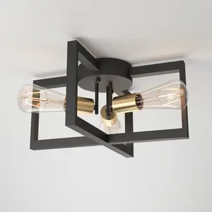 Holt 3-light flush mount flush mount light