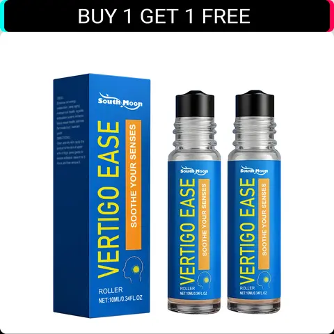 [Buy 1 Get 1 Free] Vertigo Ease Therapeutic Aromatherapy Roll - 10ml Natural Essential Oil Wellness Solution for Dizziness & Nausea - Behind-Ear Use Body Moisturizer