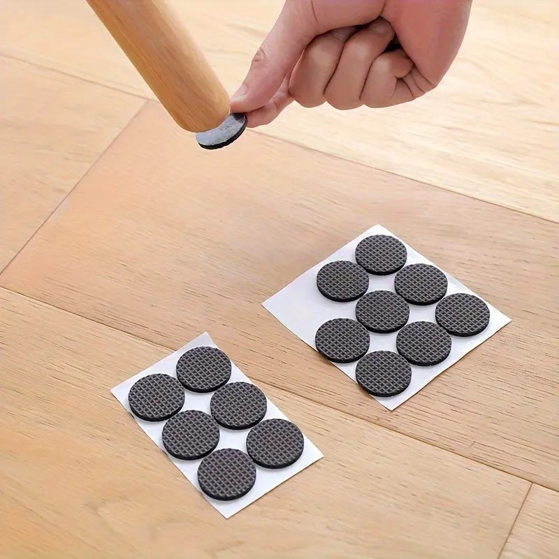 30 Pcs Self-Adhesive Felt Pads for Furniture Legs - Floor Protection Pads, Scratch-Resistant & Non-Slip, Hardwood Floor Friendly, Fits Chairs/Tables/Sofas, Heavy Duty Felt Pads for Hard Surfaces/Carpet, Home