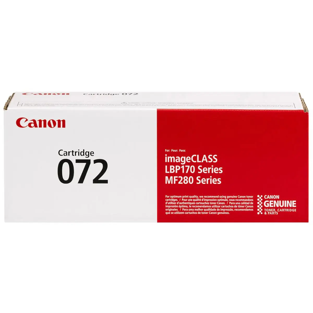 Canon 072 Black Original High-Yield Toner Cartridge - Original Part Default Type Replacement for Canon Office Printers