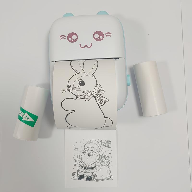 8 Rolls Mini Thermal Paper - Self-Adhesive, Inkless, Compatible with Portable Thermal Printers - Suitable for Photos, Labels, Notes, Scrapbooking, Office, School, Home - (3 Colors + 5 White Rolls) - Perfect for Printing Anytime, Anywhere, Office