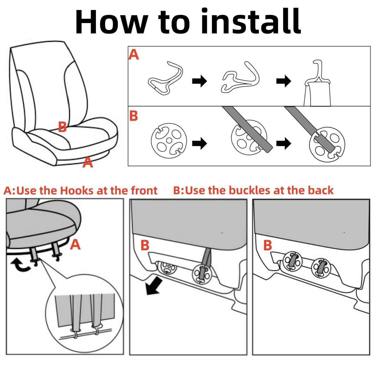 Fits For Chevrolet Silverado GMC 1500 2500HD 3500HD Car 5 Seat Covers Full Set PU Leather Front Rear Cushion Protector Pad Open Side Mat - Valentine's Day Gift For Lover Fits For Chevrolet Silverado GMC 1500 2500HD 3500HD Car 5 Seat Covers Full Set PU Leather Front Rear Cushion Protector Pad Open Side Mat - Valentine's Day Gift For Lover