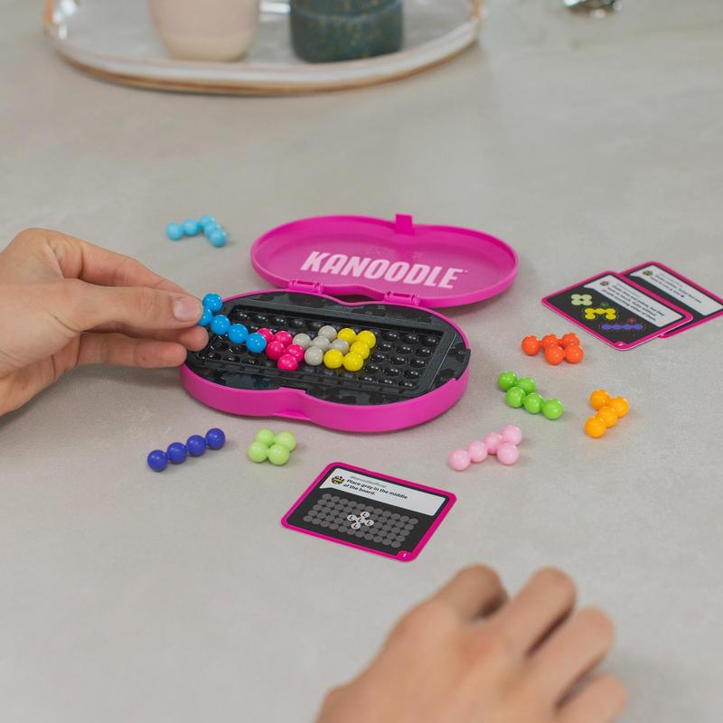 Educational Insights Kanoodle Fan Edition – 20th Anniversary Limited Edition Puzzle Game, Cyan & Magenta, Brain Teaser Toy, Travel Game, Build Logic, Critical Thinking & Problem-Solving Skills