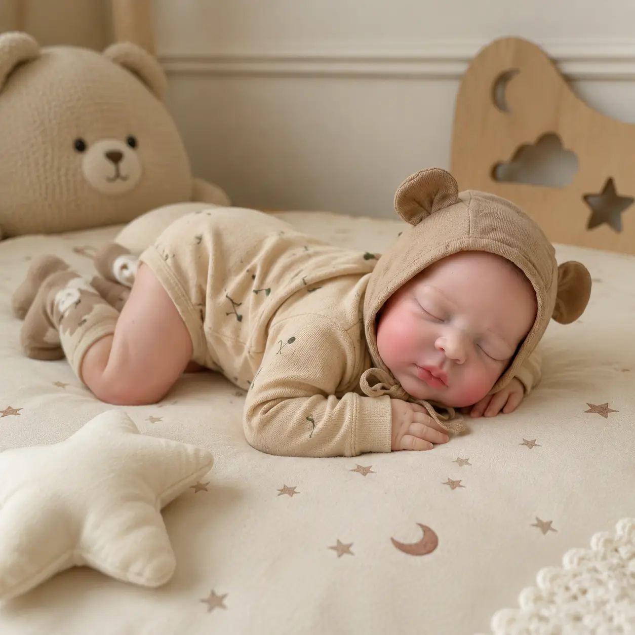 Reborn Baby Doll (No.23) - 17.32in/44cm Full-Body Silicone Skin Doll with Realistic Look, 5.51lb Life-Like Soft Collectible in Exquisite Gift Box, Ideal for Learning & Gifting, Children's Companion, Collectibles, Life-Like Soft Dolls