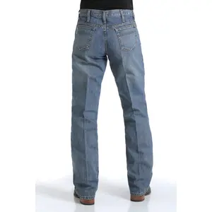 MB92834003 Cinch Men's White Label Relaxed Fit Medium Stonewash Rigid Jeans