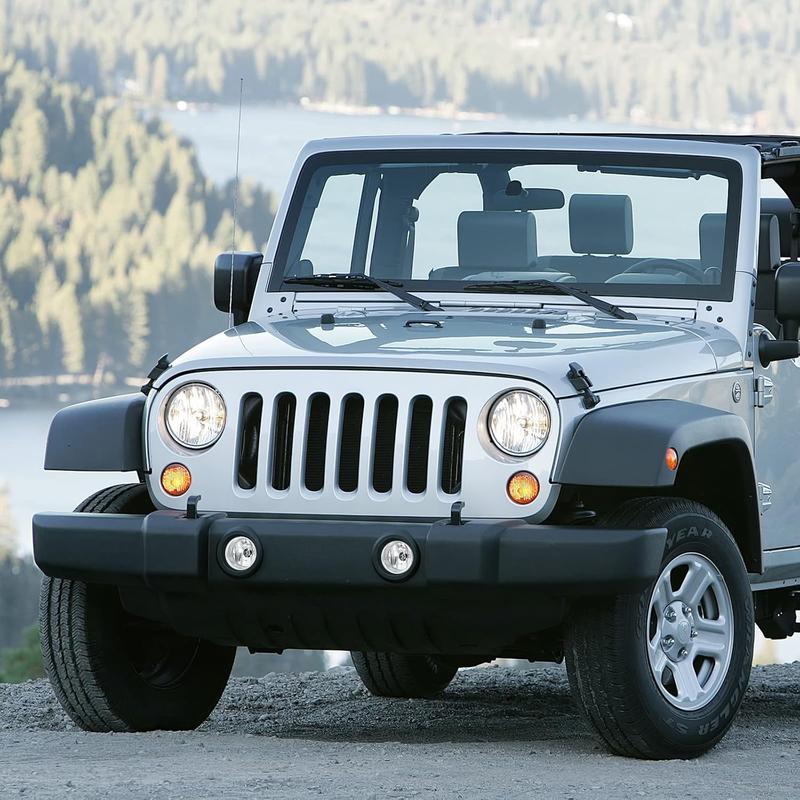 YITAMOTOR Fog Lights Compatible with 2007-2009 Wrangler 2005-2008 Dodge Magnum 2009 Dodge Journey 2005-2010 Chrysler 300(Only Fits 300 Touring Models) 2006-2010 Chrysler PT Cruiser Fog, Clear Lens