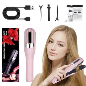 USB Rechargeable Multifunctional Hair Trimmer, Portable Automatic Hair Clipper, Home Use Electric Razor for Split Ends, Lithium Battery cordless split hair clipper