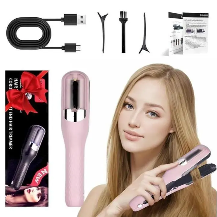 USB Rechargeable Multifunctional Hair Trimmer, Portable Automatic Hair Clipper, Home Use Electric Razor for Split Ends, Lithium Battery cordless split hair clipper