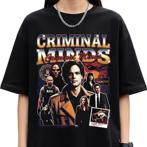 Criminal Minds Vintage Poster Shirt – Retro Crime Drama Graphic Tee, Unisex T-Shirt