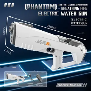 Electric Water Gun toy, Outdoor Squirt Gun for Pool Games,Automatic Water Guns for Beach, Backyard, Patio, and Garden