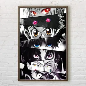 [Sale up to 30%] + [FREE SHIP] + [NO FRAME] Hunter x Hunter Japan Anime Poster, Silk Decoration Gift Fan Idea Wall Art, Decor Room Home Artistic Print Photo