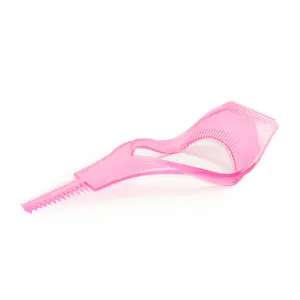 Mascara applicator, upper and lower lash protection tool, makeup assistant with eyelash comb