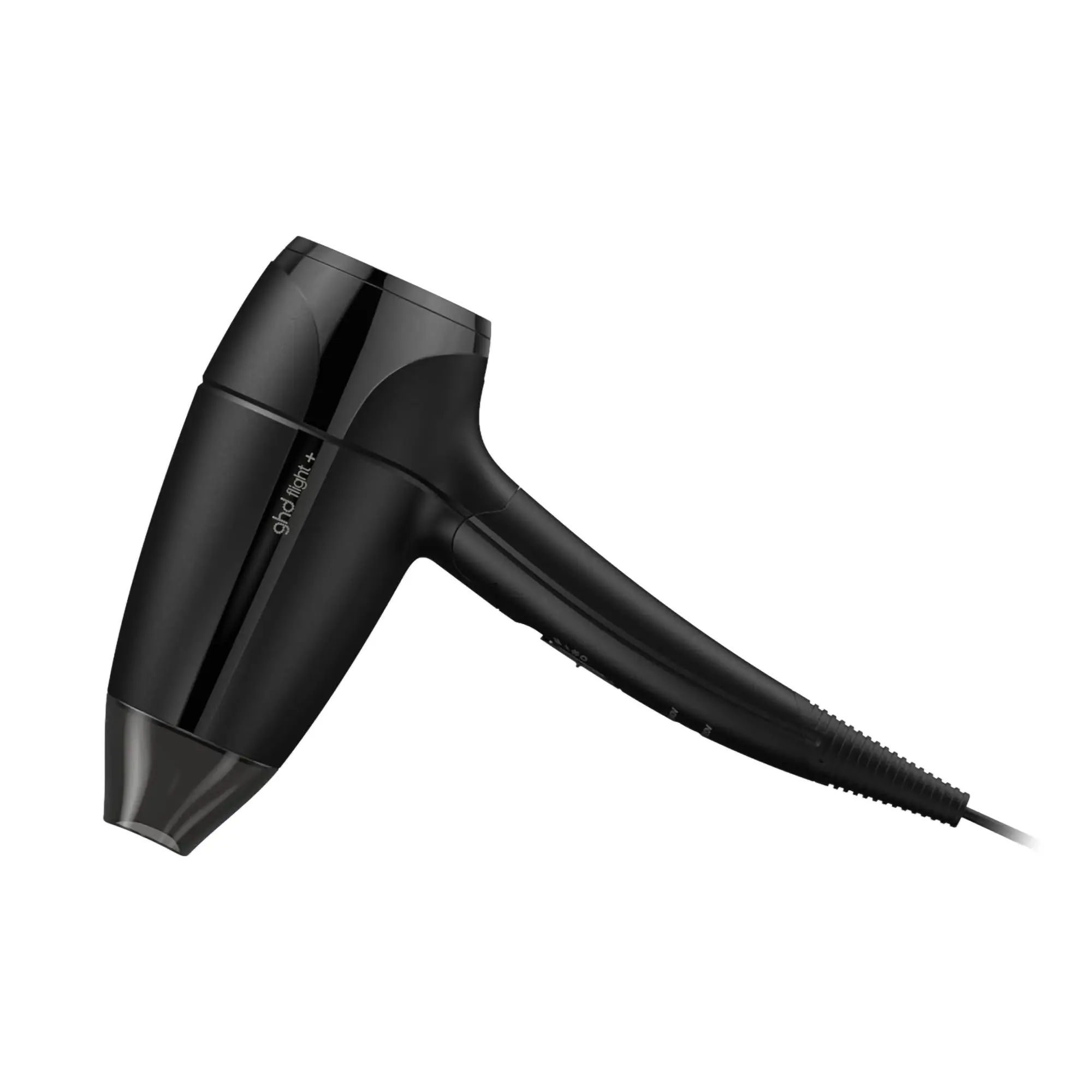 GHD Flight+ Travel Hair Dryer - Compact, Automatic & Portable Ionic Blow Dryer with Dual Voltage, Foldable Handle, and Carry Case, Ionic Hair Dryer